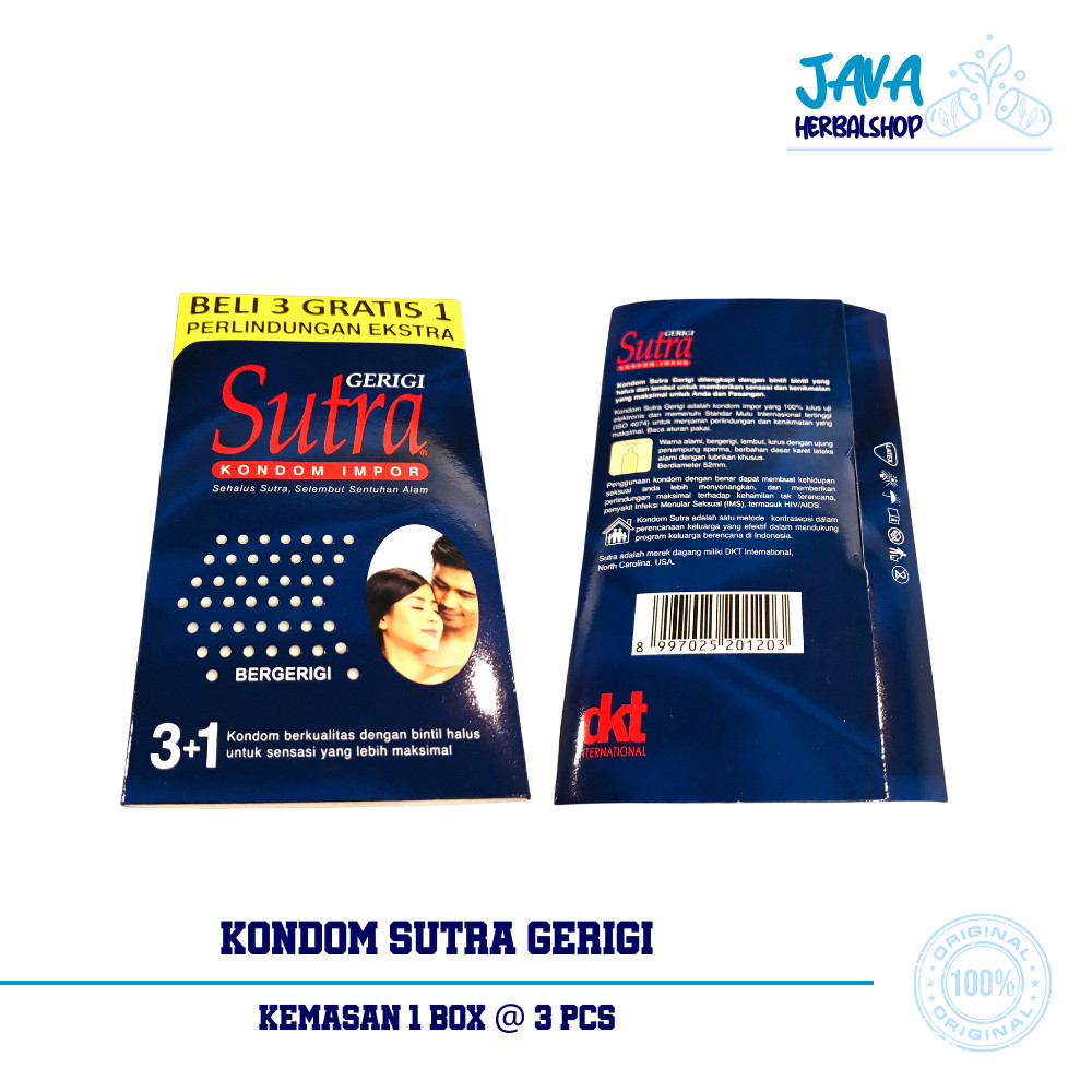 Kondom Sutra Gerigi isi 3 - Kondom BERGERIGI