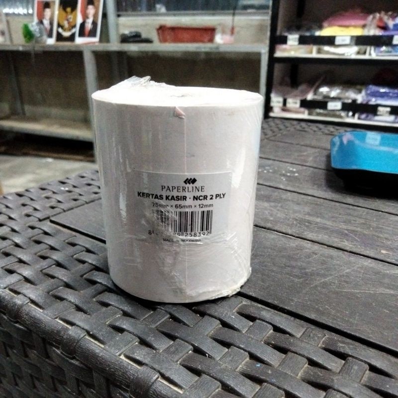 

(1pcs) Kertas kasir paperline 2ply 75x65mm