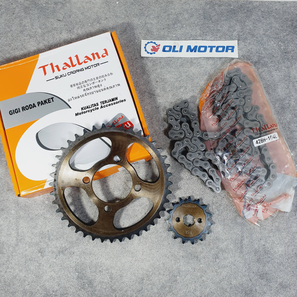 Gigi Roda Paket Gear Set Gir Set Supra / Supra X lama / Supra Fit Lama THALLAND