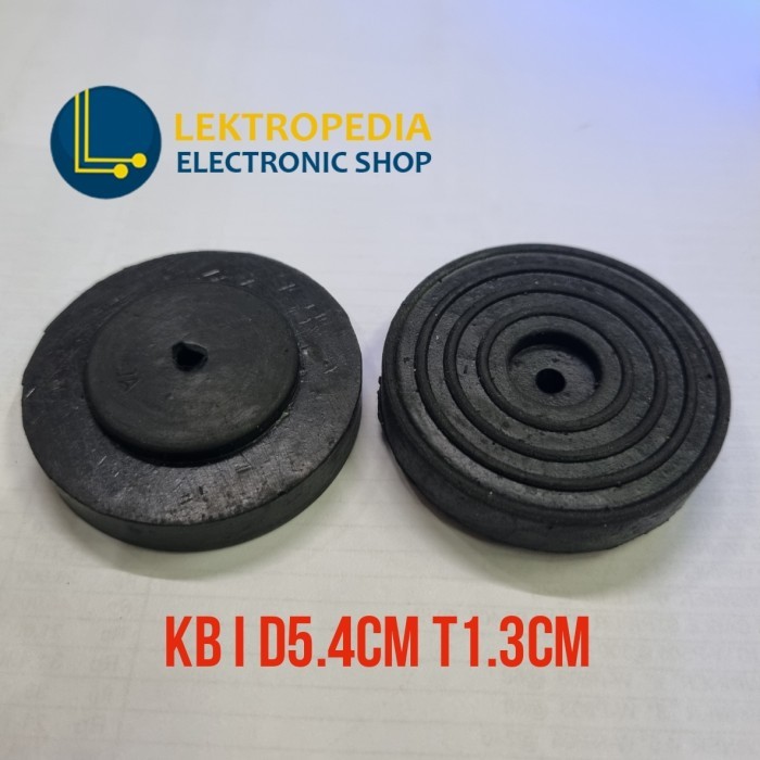 Kaki Karet Box Besar 5.4cm KB1 Alas Speaker Elektronik Amplifier Bok