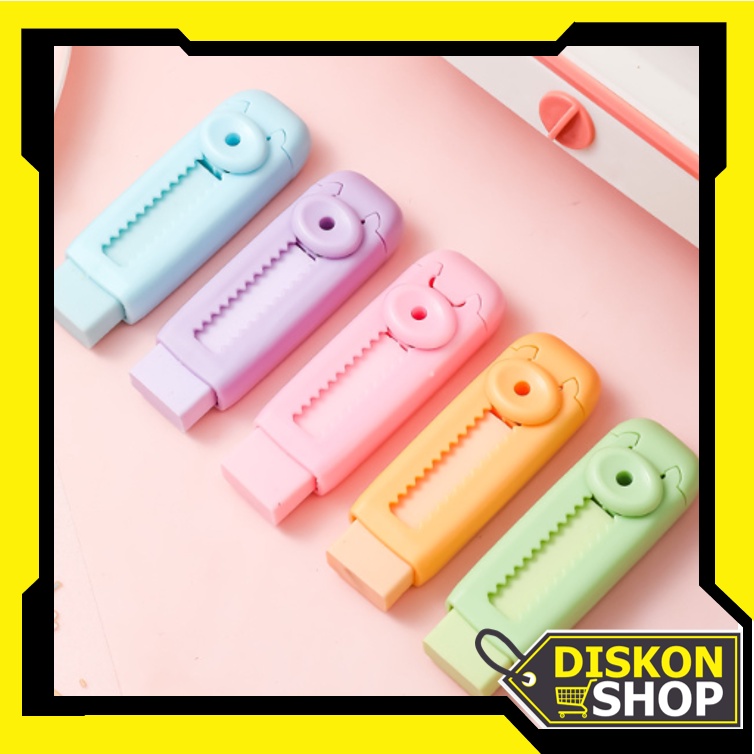

Diskon Shop - S5998 Penghapus Mekanik / Hapusan Mekanik Warna Lucu Tidak Meninggalkan Serpihan / Sliding Eraser / Push Eraser / Eraser