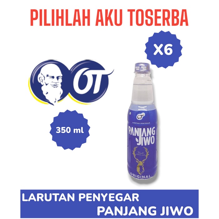 

Larutan Penyegar PANJANG JIWO ORIGINAL Pet 350 ml - ( HARGA 6 Botol )