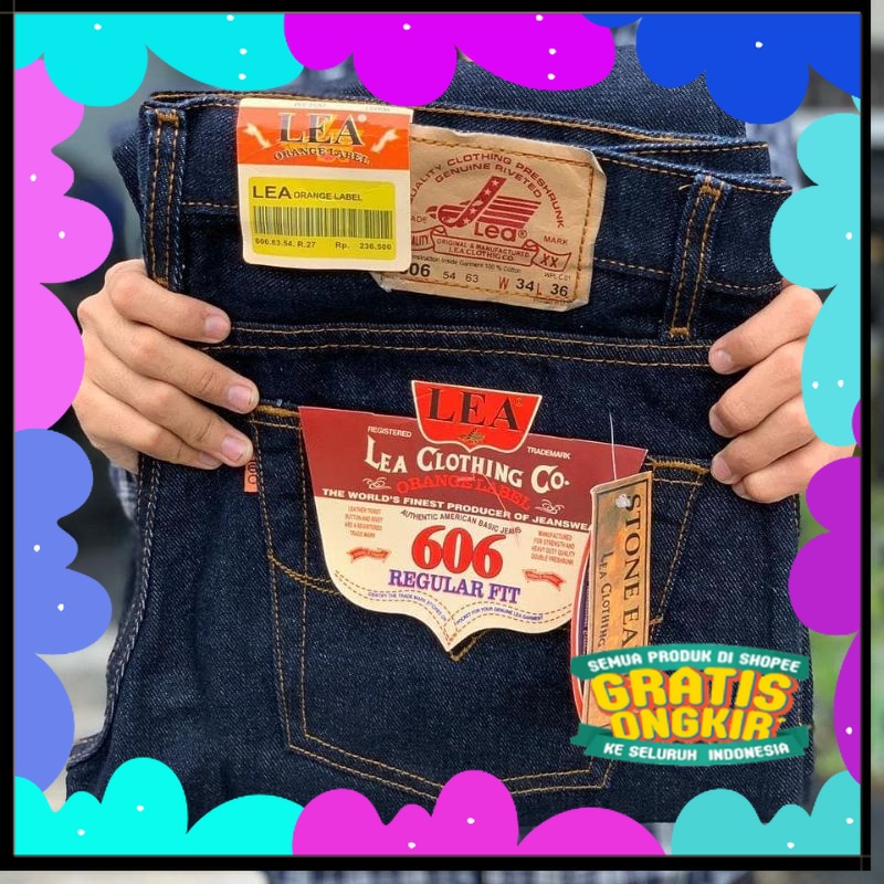 Celana Jeans Standar Pria Lea Hight Quality, Jeans Standar Pria, Lea Jeans, Celana Jeans Reguler Pri