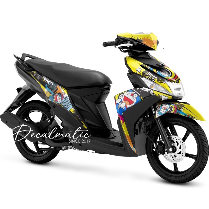 Decal Mio M3 Full Body Stiker Mio Z 125 - Doraemon Terbang