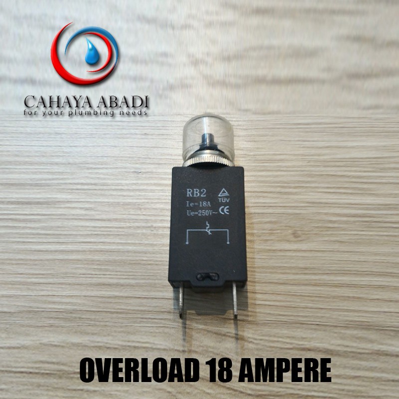 GROSIR - OVERLOAD POMPA AIR - 18A -250V - YORK/SANEI