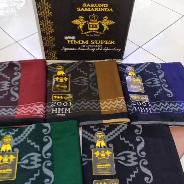 SARUNG HMM SUPER / HMM LENGKAP WARNA / SAMARINDA,SARUNG SANTRI HMM