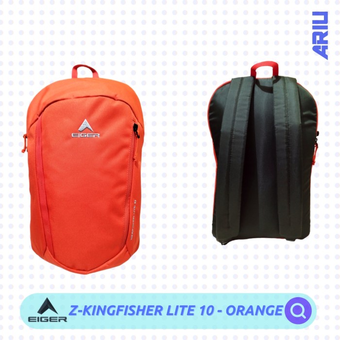 TAS RANSEL EIGER ORIGINAL Z-KINGFISHER LITE 10 BACKPACK - ORANGE