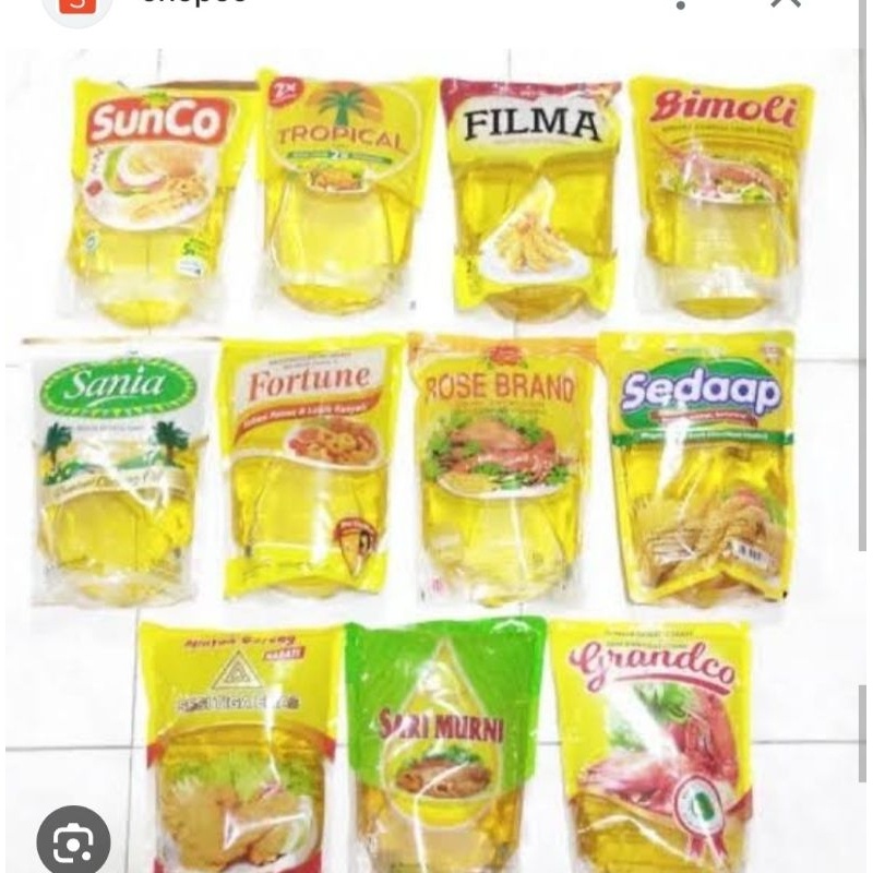 

minyak goreng 2 lter merk Random