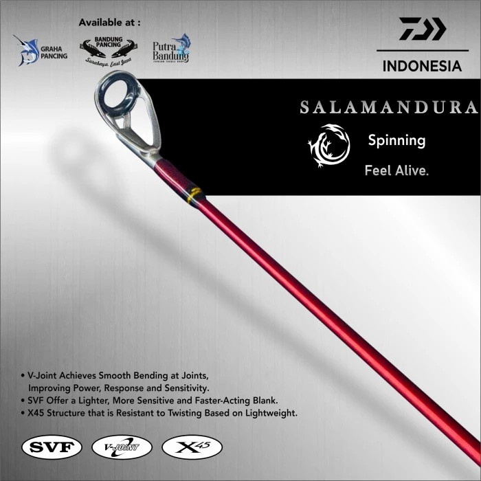 JORAN SPINNING DAIWA SALAMANDURA NEW GARANSI RESMI