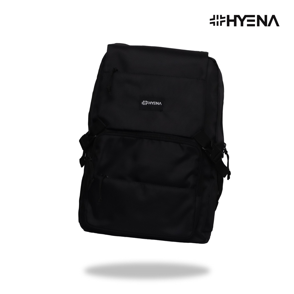 Hyena (KK35) - Backpack Tas Kuliah Polos Pria Wanita Ransel Sekolah SMP SMA