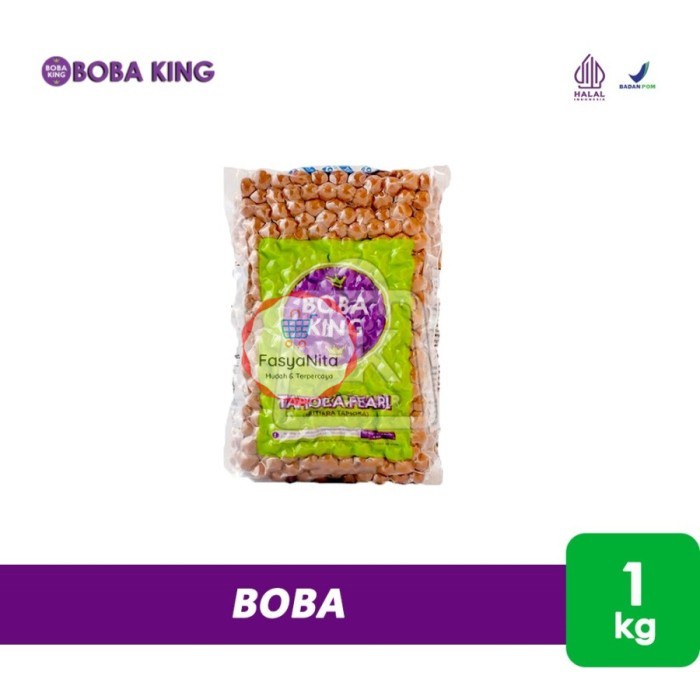 

Boba King Bubble Tapioca Pearl Boba Starch Balls (Pouch 1 kg) - FasyAnita Mart Denpasar