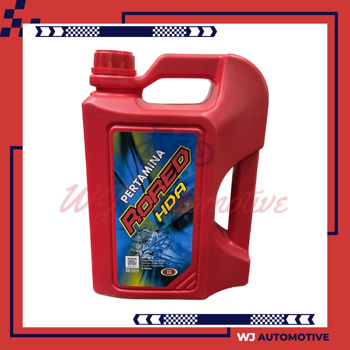 Pertamina Rored HDA 140 4 Liter Oli Gardan Transmisi HDA SAE140 4Liter Oli Gearbox Mobil Manual Gear