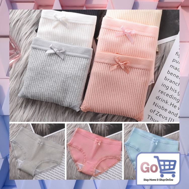 Go - C1123 Celana Dalam Cewek Model Pita Renda / CD Perempuan / Pakaian Dalam CD / CD Wanita