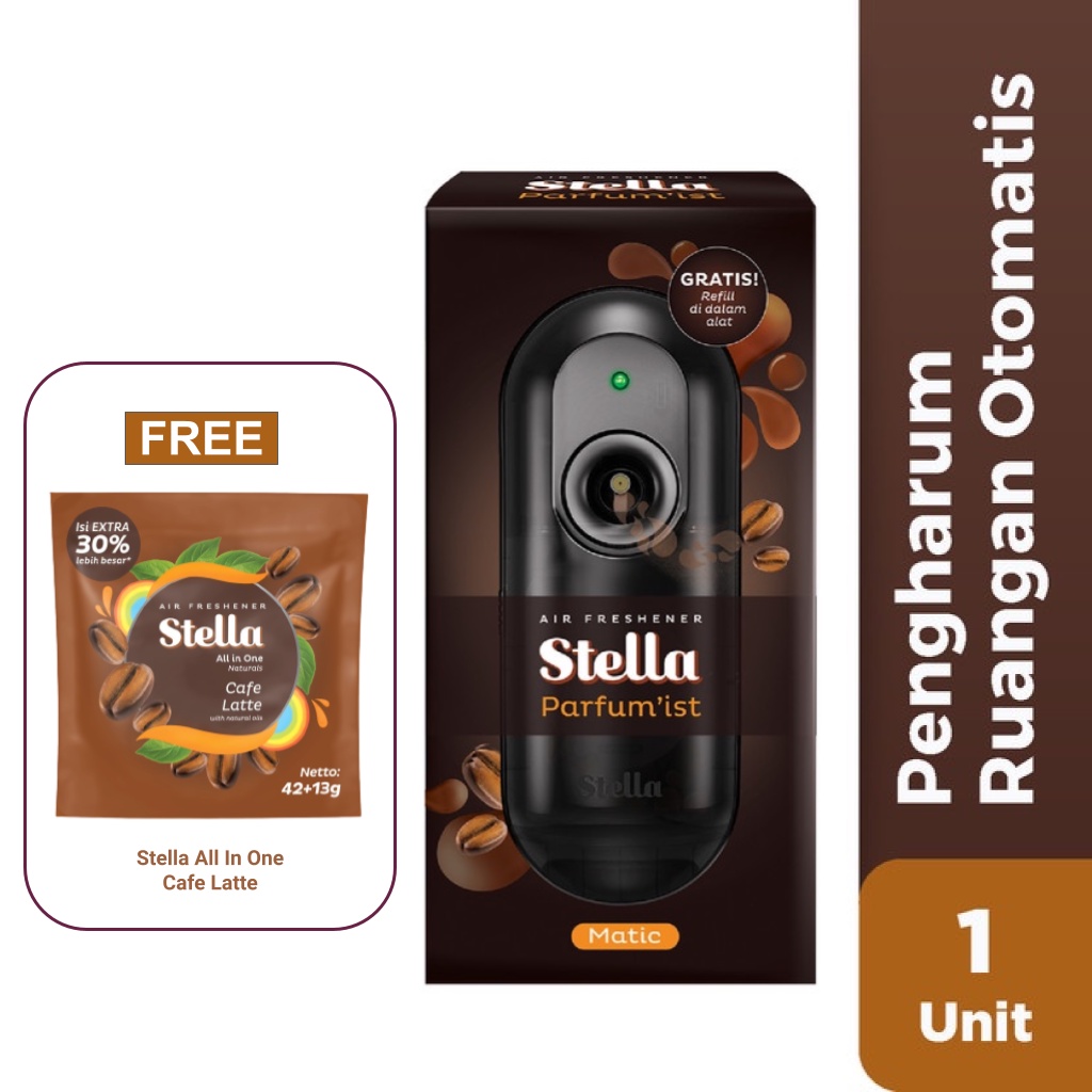 Stella Parfum'ist Smart Matic Box Set FREE Stella All In One Cafe Latte