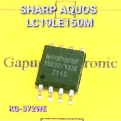 IC  eprom sharp aquos LC19LE150M siap pakai