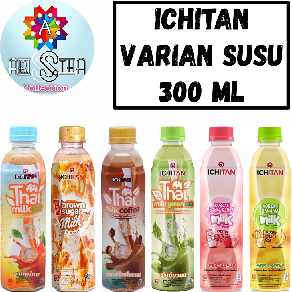 

Ichitan Thai Green Tea Strawberry Banana Variant Milk Kemasan 300 ML