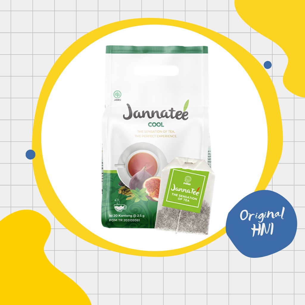 

Teh HNI - JANNATEE HOT & COOL - Sensasi Teh Herbal Alami - Melegakan Tenggorokan PRO87
