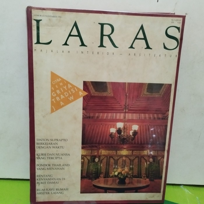 ori bundel majalah interior arsitektur Laras