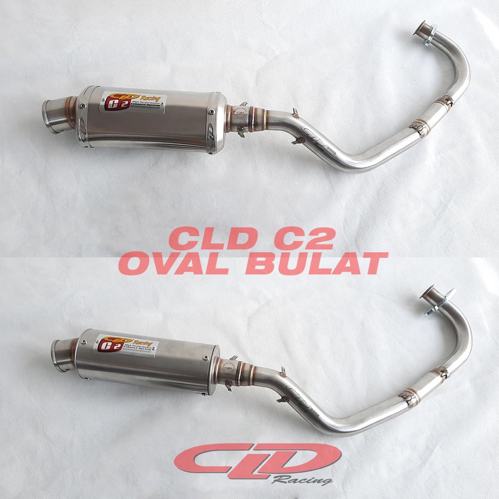 CLD RACING KNALPOT TYPE C2 ORIGINAL LIVE