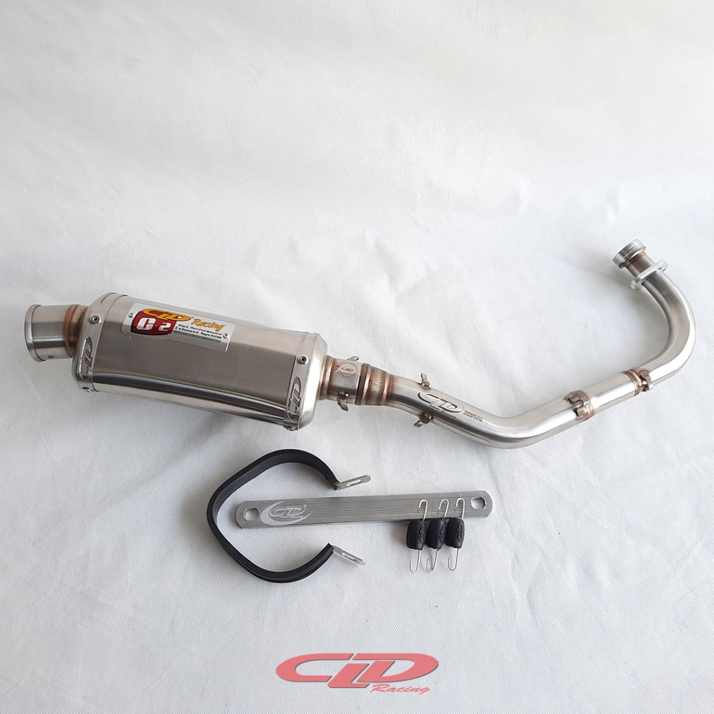 KNALPOT CLD RACING MIO/NOUVO/FINO TYPE C2