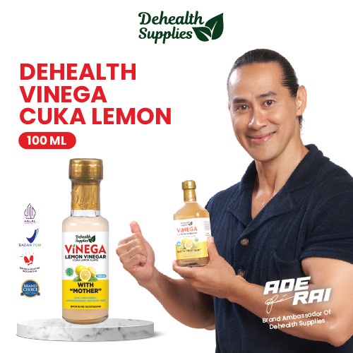 

Dehealth VINEGA CUKA LEMON 100ml (Botol Kaca)