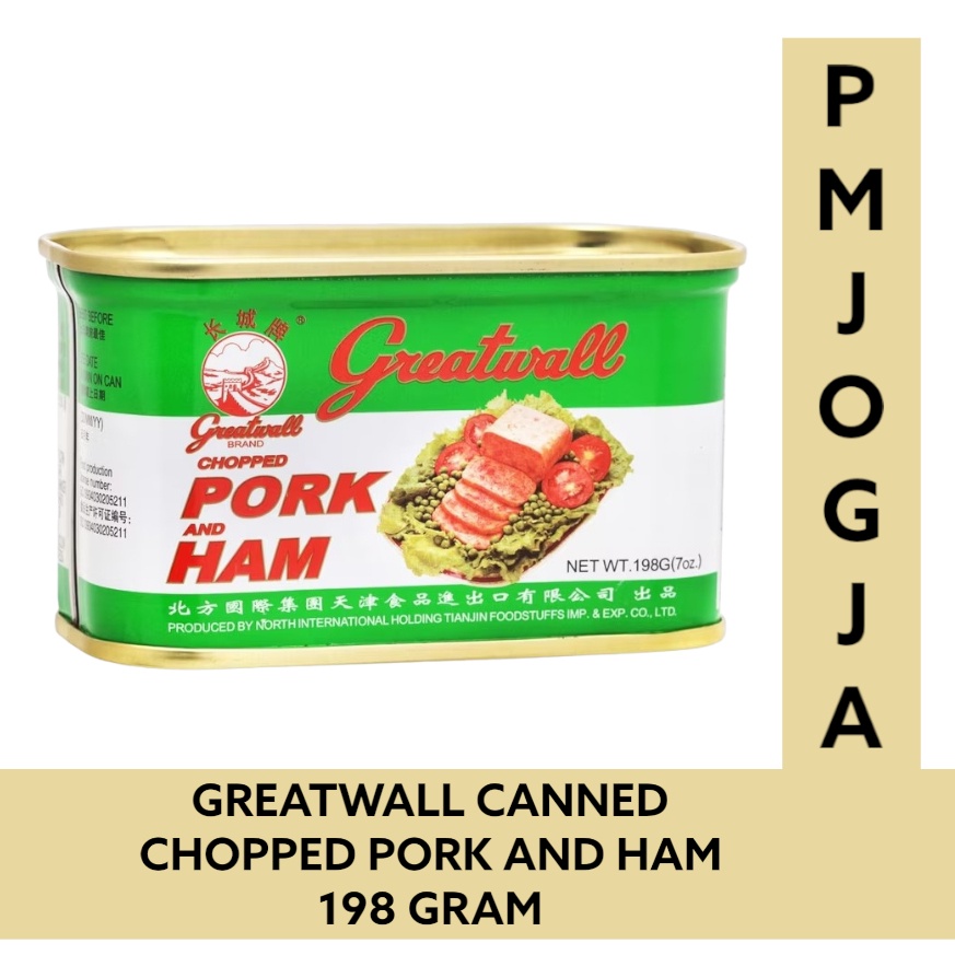 

GREATWALL CANNED CHOPPED PORK AND HAM 198gr Daging Kaleng