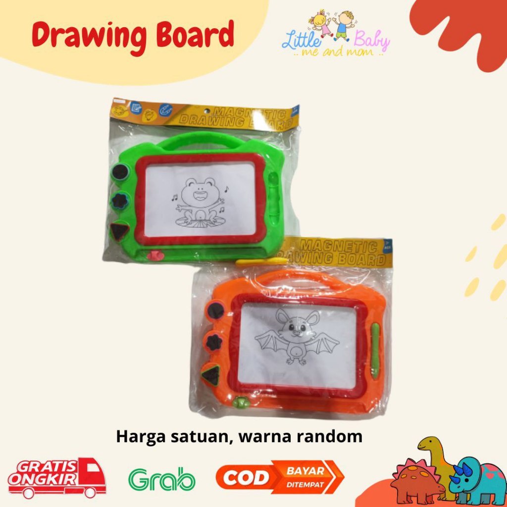 Papan Tulis Magnet Meja Papan Magnet Mainan Belajar Menulis