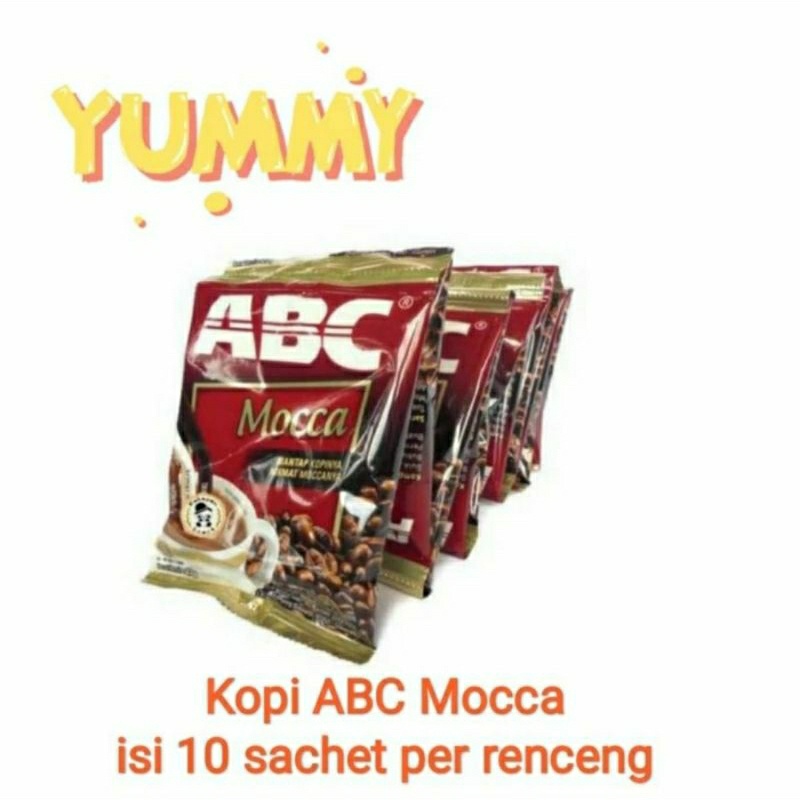 

kopi abc mocca | moka | isi 10 sachet