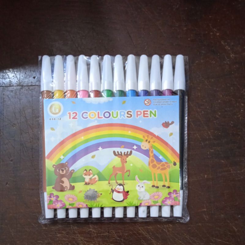

Spidol Warna Panjang -+ 14 cm isi 12 / Pensil Warna