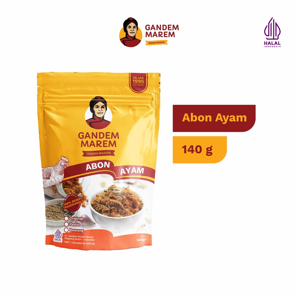 

BISA COD [PREMIUM] Gandem Marem - Abon Ayam Original, Non-MSG