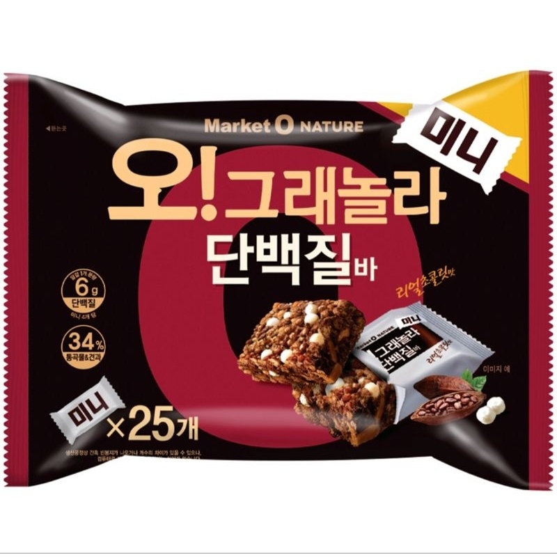

Market O Nature Granola Bar Kakao Lactobacillus Protein Bar