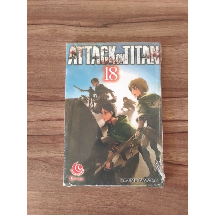 Komik Attack on Titan 18 segel