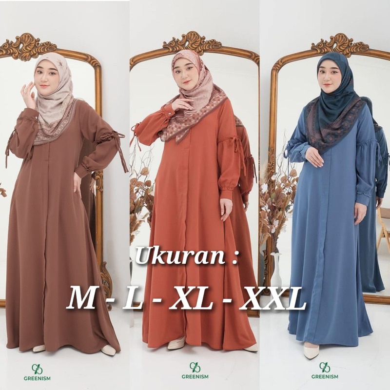 AULIA DRESS gamis terbaru ukuran M - L - XL - XXL gamis kekinian fashion muslim terlaris gamis syari