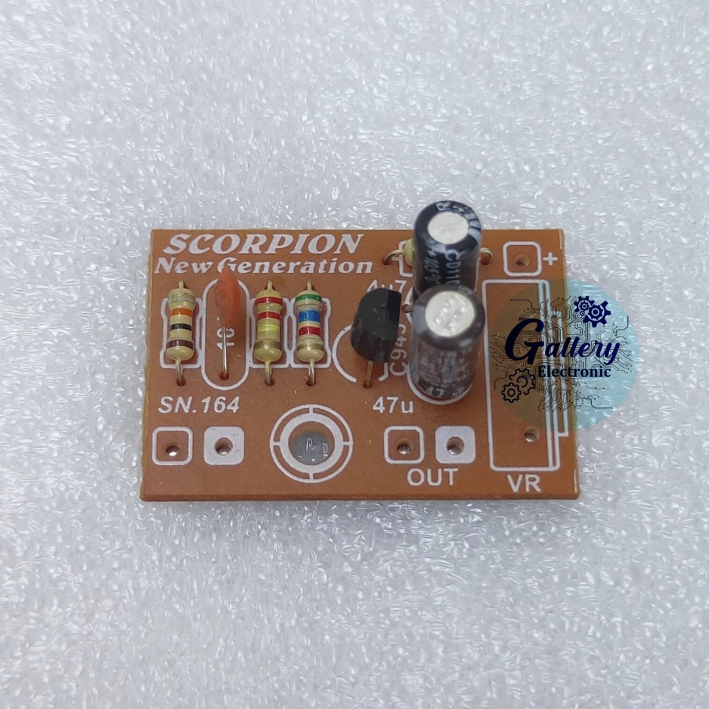 Pre Amp Mic / PreAmp 1 TR Transistor Kualitas Bagus