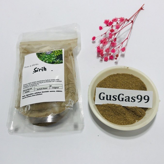 

(100g) Bubuk Daun Sirih Hijau Obat Herbal Kewanitaan Tradisional MURNI Jurus Sehat Rempah JSR