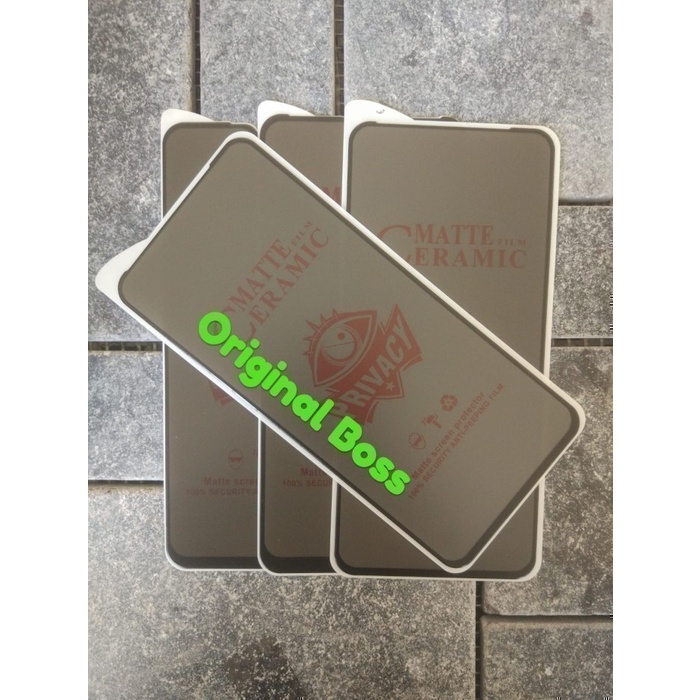[ORIGINAL BOSS] Ceramic Matte Anti SPY Samsung A01 Core/A03 Core/A22 Screen Protector