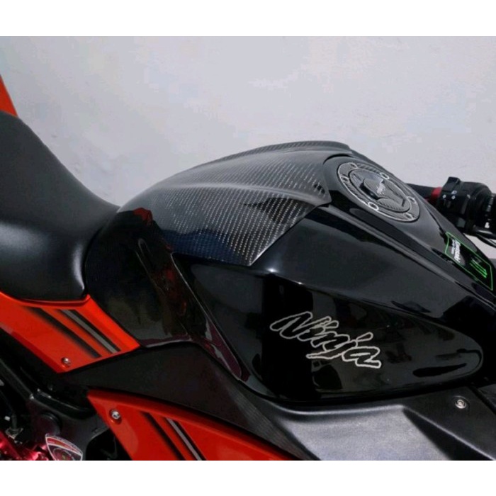 Cover Tangki Ninja 250 fi Old Carbon Cover Tutup tangki Ninja fi Old