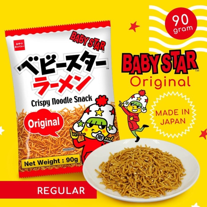 

OYATSU BABY STAR SNACK MIE RASA ORIGINAL 90 gr
