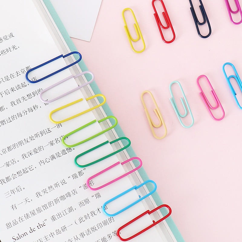 

TERFAVORITE PAPERCLIP WARNA WARNI ISI 70PCS / KLIP KERTAS WARNA WARNI MURAH ISI 70PCS