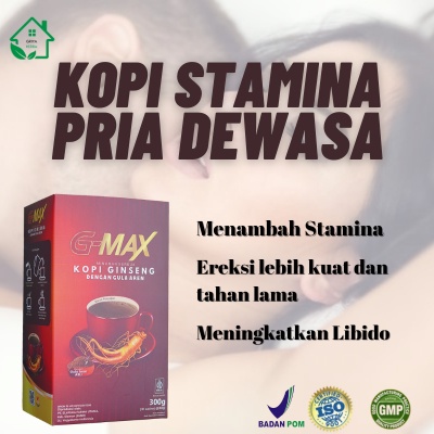 

Promo Kopi Gingseng G Max Kopi Kesehatan Pria dan Wanita Menambah Stamina BPOM