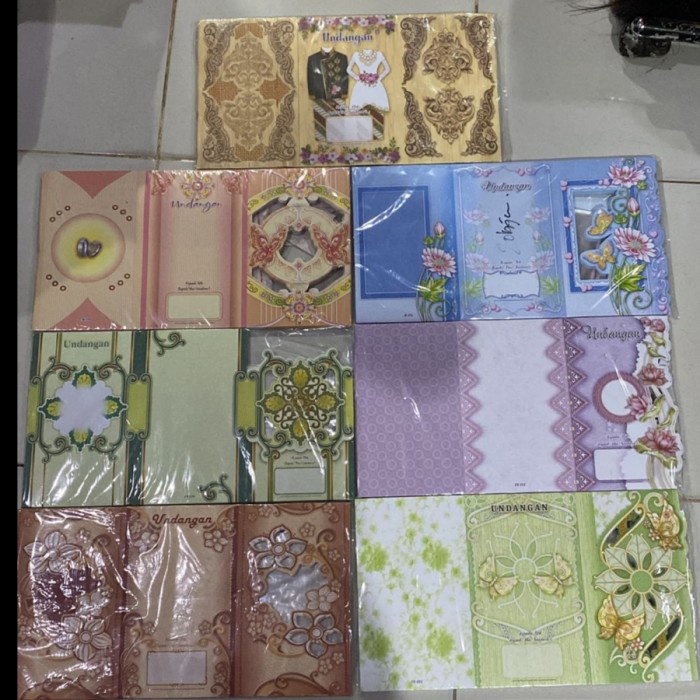 Undangan Nikah Tulis Tangan / Undangan Pernikahan Tulis Sendiri Lipat