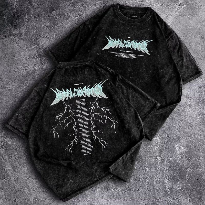 OVERSIZE T-SHIRT WASH / BAJU KAOS OVERSIZE WASH PRIA DISTRO indra