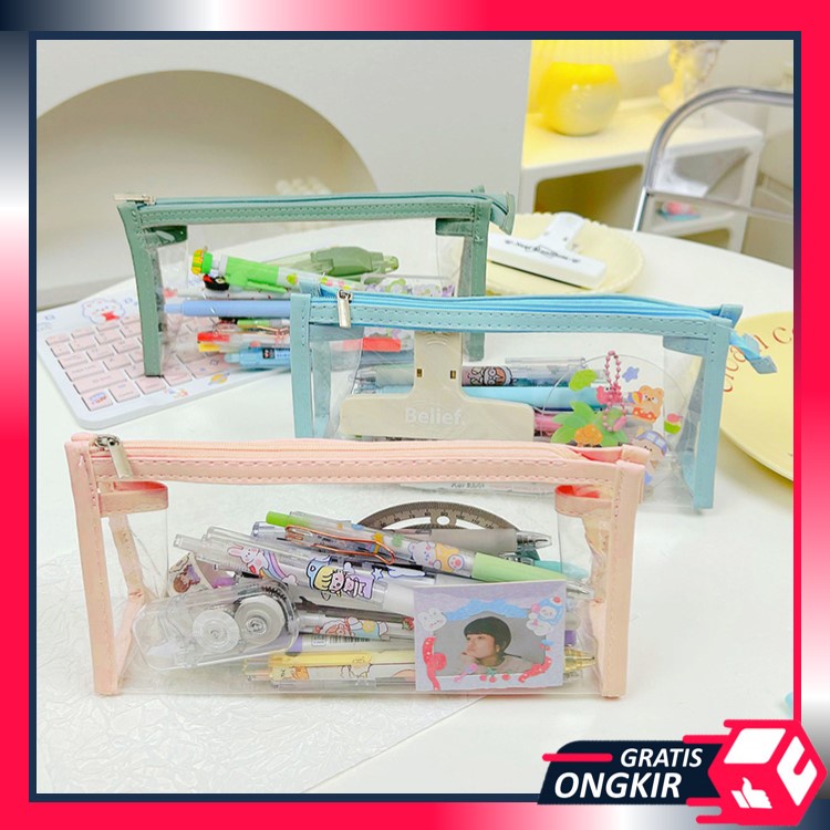 

Gratis Ongkir - S5993 Kotak Pensil Bening / Kotak Pensil Kapasitas Besar Multifungsi / Pencil Case Bening / Pencil Case Kapasitas Besar