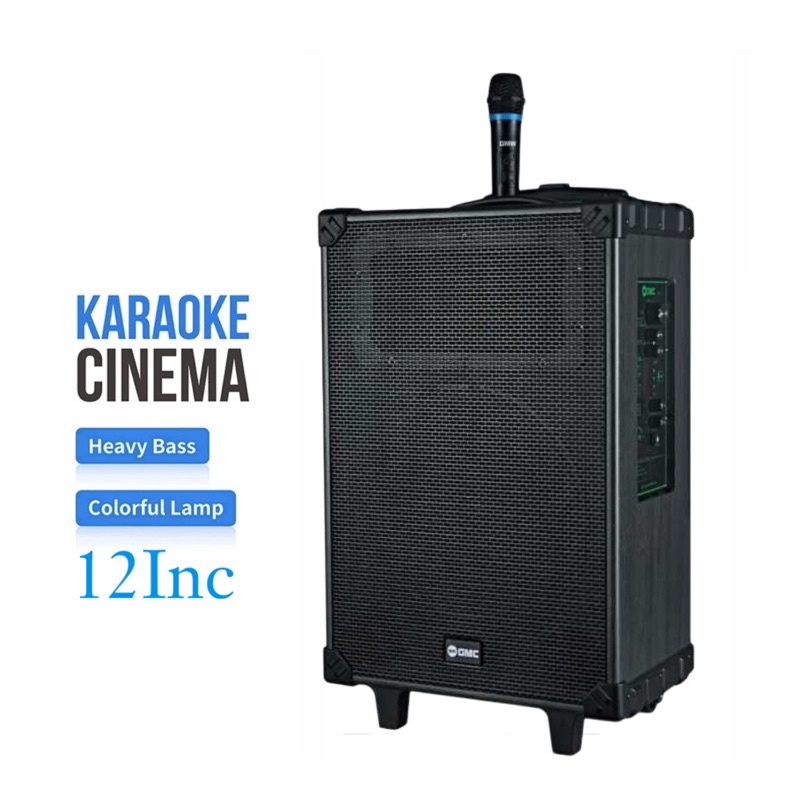 GMC 883M Speaker Bluetooth Karaoke Gmc Full bass Garansi Resmi -Sounday