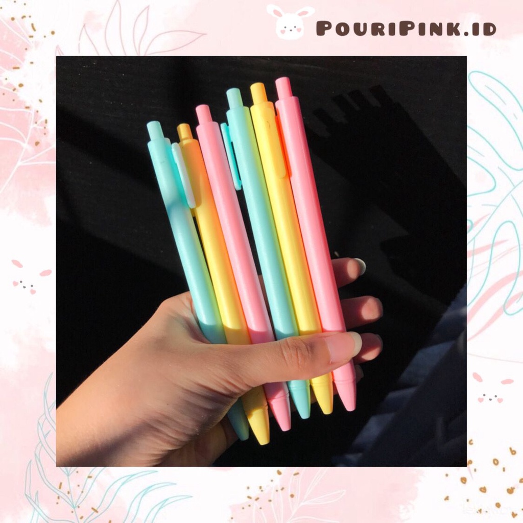 

Pulpen Aesthetic Macaron Pastel Lucu Bolpen Pena Tinta Hitam Murah Alat Tulis Sekolah Kantor Stationery Korea Jurnal Bujo Pen Ballpoint Polpen Ballpen Cute Menulis Atk Mtp Banjar Martapura PouriPink.id