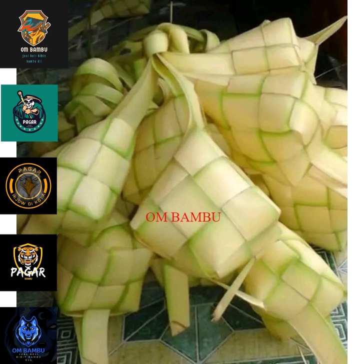 

kulit ketupat/cangkang kosong siap isi ukuran standar