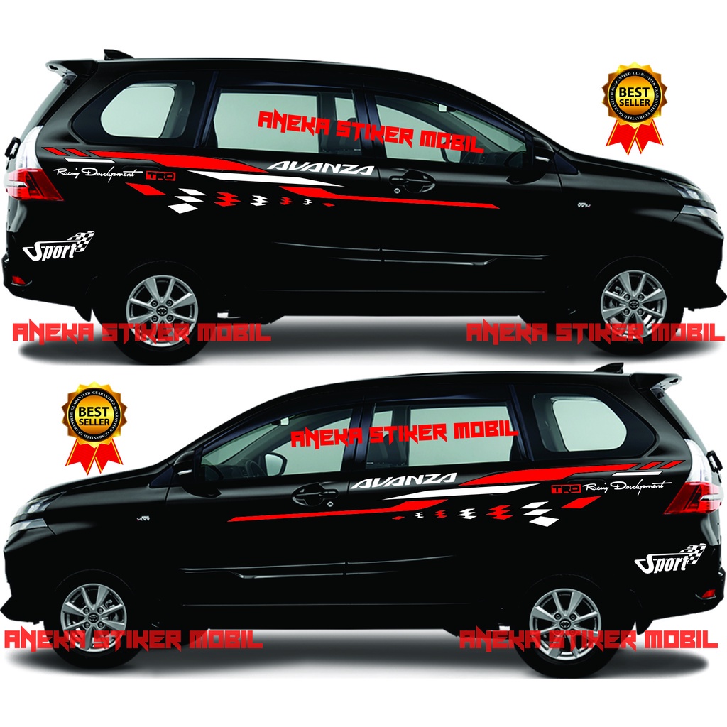 Stiker Mobil Avanza Aksesoris Body Mobil Avanza Cuting Sticker Mobil Avanza