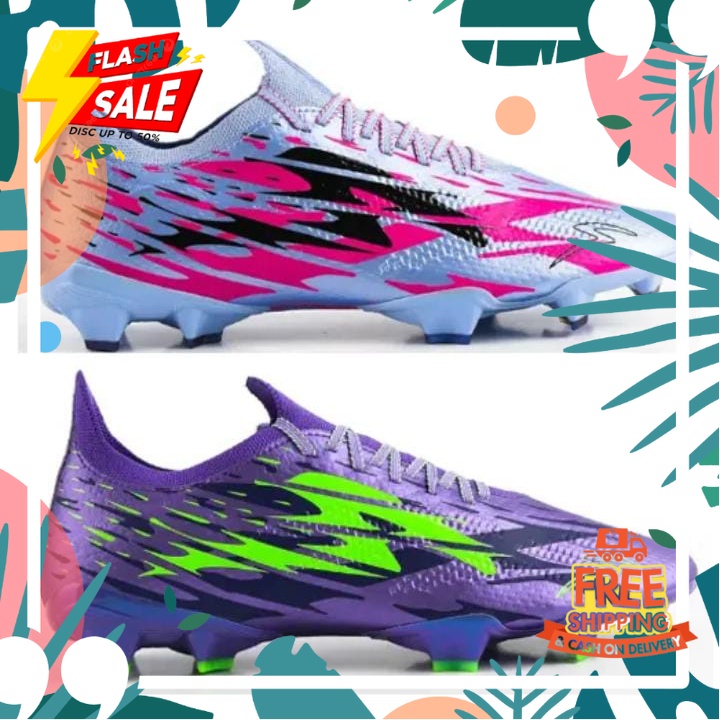 11.11 SALE JAM TANGAN KADO PACAR /Sepatu Sepak Bola SPECS Accelerator Alpha XTD Elite FG Violete Gre