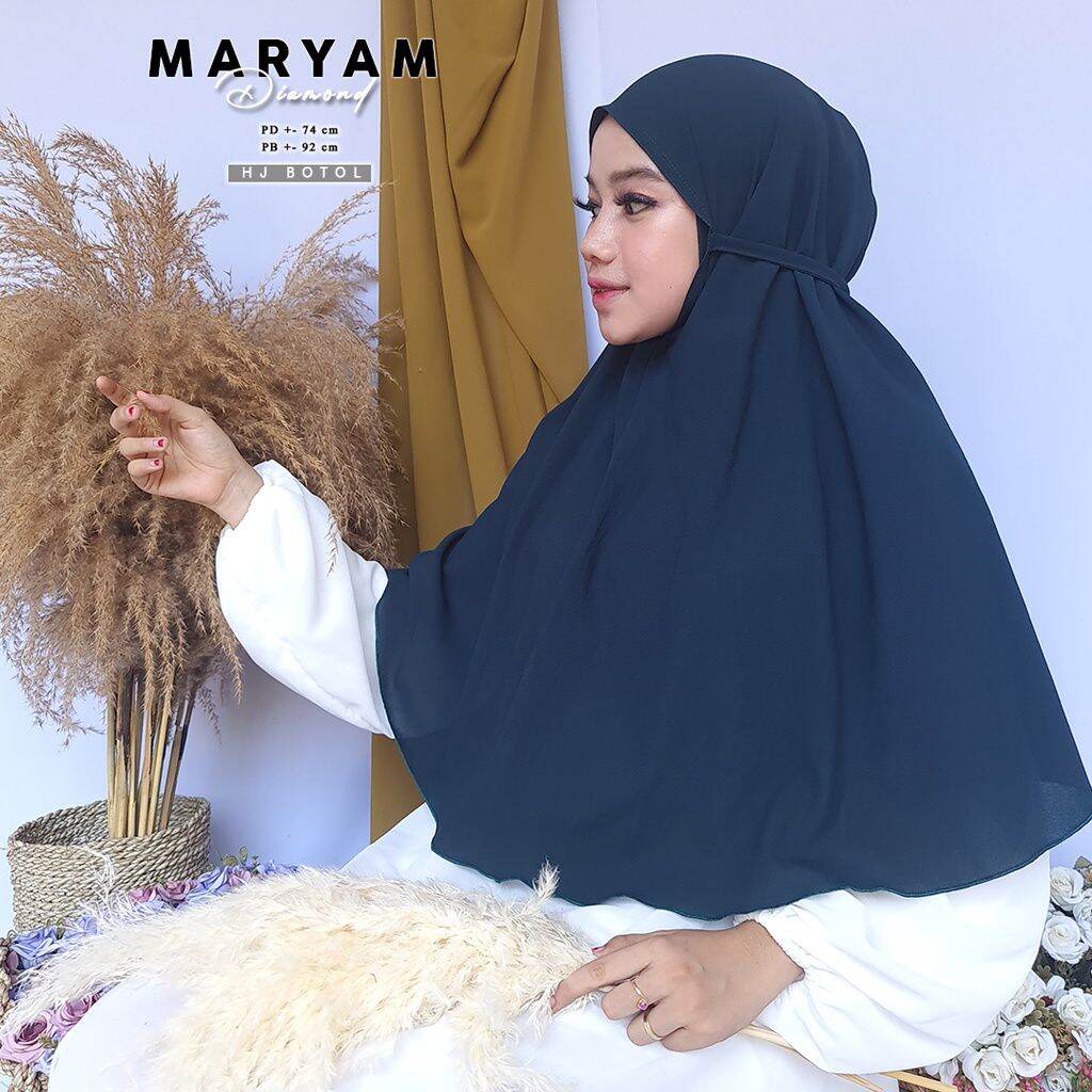 ELLE'S- JILBAB BERGO MARYAM WOLFIS JB - 07 //HIJAB INSTAN BERGO MARYAM TALI NON PET//BERGO MARYAM TE