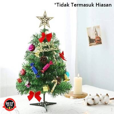 Pohon Natal Mini / Pohon Natal Kecil Mini Untuk Hias Meja Kantor Rumah Bahan PVC premium Dekorasi
